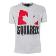 Iconisch Logo T-shirt - Upgrade Je Garderobe Dsquared2 , Gray , Heren
