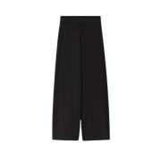 Wide Trousers Max Mara , Black , Dames