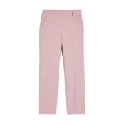 Roze Stretch Viscose Broek Max Mara , Pink , Dames