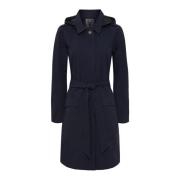 Lente Functie Trenchcoat Jas Navy Notyz , Black , Dames