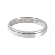 Pre-owned Metal rings Cartier Vintage , Gray , Dames