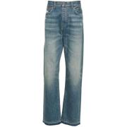 Straight Jeans Amiri , Blue , Heren