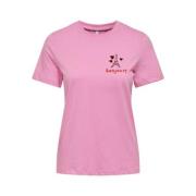T-Shirts Only , Pink , Dames