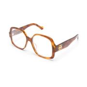 Bruin/Havana Optisch Montuur Stijlvol Must-Have Loewe , Brown , Dames