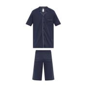 Tweedelige pyjama Hanro , Blue , Heren