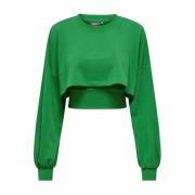 Sweatshirts Only , Green , Dames