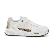 MultiColour Mase Sneakers Jaren Negentig Stijl Premiata , White , Dame...