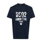 T-Shirts Dsquared2 , Blue , Heren