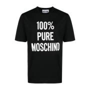 T-Shirts Moschino , Black , Heren