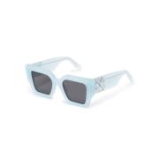 Oeri128 4007 Sunglasses Off White , Blue , Unisex