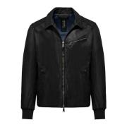 Leather Jackets BomBoogie , Black , Heren