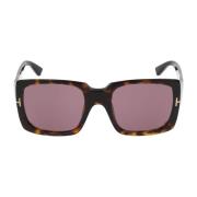 Stijlvolle zonnebril Ft1035 Tom Ford , Brown , Unisex