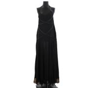 Pre-owned Silk dresses Valentino Vintage , Black , Dames