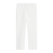 Straight Trousers Max Mara Weekend , White , Dames