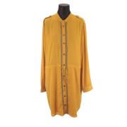 Pre-owned Polyester dresses Armani Pre-owned , Yellow , Dames