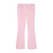 Flared Jeans Versace , Pink , Dames