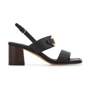 High Heel Sandals Salvatore Ferragamo , Black , Dames