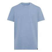 Australian Cotton Jersey T-shirt Boggi Milano , Blue , Heren