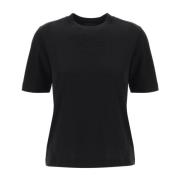 T-Shirts Moncler , Black , Dames