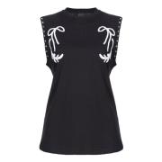 Sleeveless Tops Pinko , Black , Dames