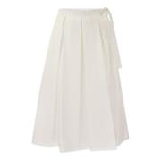 Midi Skirts Max Mara Weekend , White , Dames