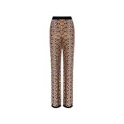 Broek met dierenmotief Balmain , Beige , Dames