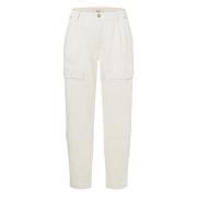 Cropped Trousers MAC , White , Dames