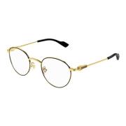 Stijlvolle Gg1222O 001 Bril Gucci , Yellow , Unisex