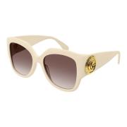 Gg1407S 004 Zonnebril Gucci , Beige , Dames