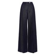 Denim Broek Zachte Pasvorm Aansluitend Model MVP wardrobe , Blue , Dam...