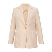 ‘Boemia’ linnen blazer Max Mara , Beige , Dames