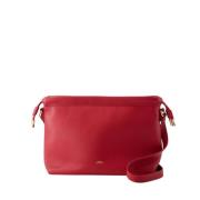 Rode Synthetische Ninon Crossbody Tas A.p.c. , Red , Dames