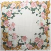 Pre-owned Silk scarves Chanel Vintage , Pink , Dames