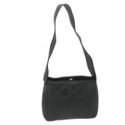 Pre-owned Leather shoulder-bags Salvatore Ferragamo Pre-owned , Black ...