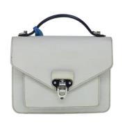 Pre-owned Leather louis-vuitton-bags Louis Vuitton Vintage , White , D...
