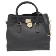 Pre-owned Leather handbags Michael Kors Pre-owned , Black , Dames