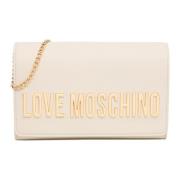 Crossbody bag Love Moschino , Beige , Dames
