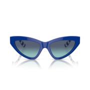 Tijdloze Cat-Eye Zonnebril met Blauw Verloopglas Dolce & Gabbana , Blu...