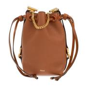 Marcie Micro bucket schoudertas Chloé , Brown , Dames