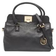 Pre-owned Leather handbags Michael Kors Pre-owned , Black , Dames