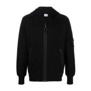 Hoodies met open capuchon C.p. Company , Black , Heren