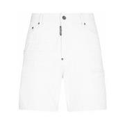 Casual Shorts Dsquared2 , White , Heren