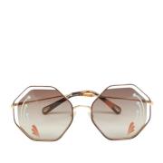 Pre-owned Acetate sunglasses Chloé Pre-owned , Brown , Dames