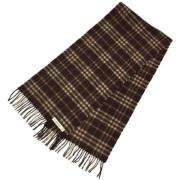 Pre-owned Cashmere scarves Burberry Vintage , Brown , Dames