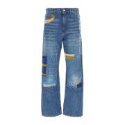 Straight Jeans Marni , Blue , Heren