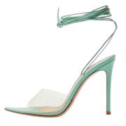 Pre-owned Leather sandals Gianvito Rossi Pre-owned , Green , Dames