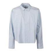 Klassieke Witte Overhemd Ami Paris , Blue , Heren