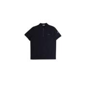 Polo Shirts Moncler , Blue , Heren