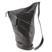 Pre-owned Leather shoulder-bags Loewe Pre-owned , Black , Dames