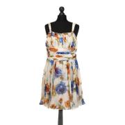 Pre-owned Silk dresses Dolce & Gabbana Pre-owned , Multicolor , Dames